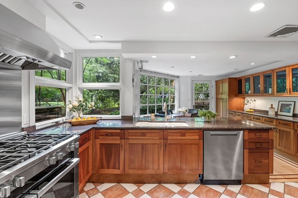Interior, Kitchen, Recessed Lighting, Stainless Steel Appliances