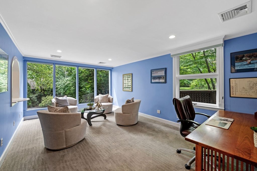 Home Office, Interior, Recessed Lighting