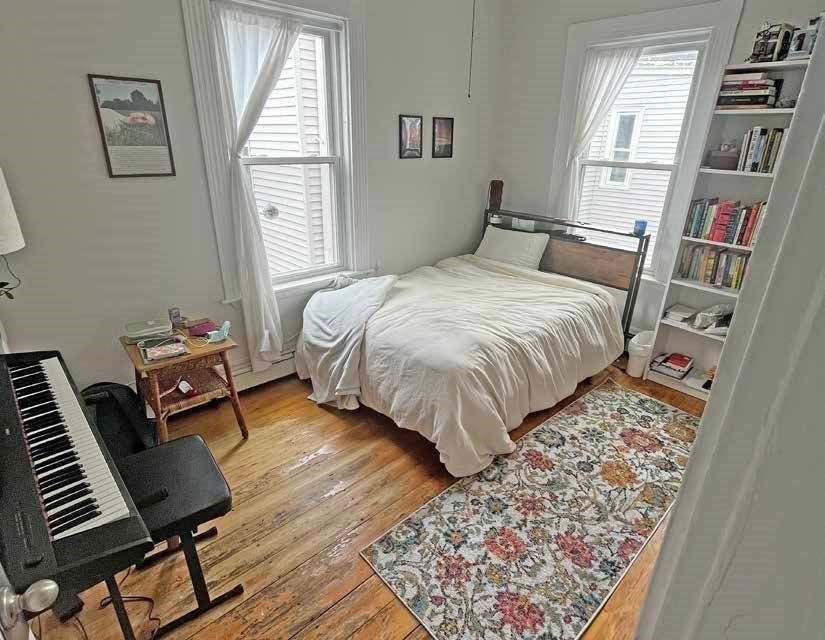 Bedroom, Interior, Wood Texture Flooring