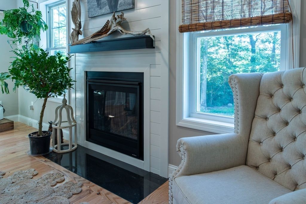 Fireplace, Interior, Wood Texture Flooring