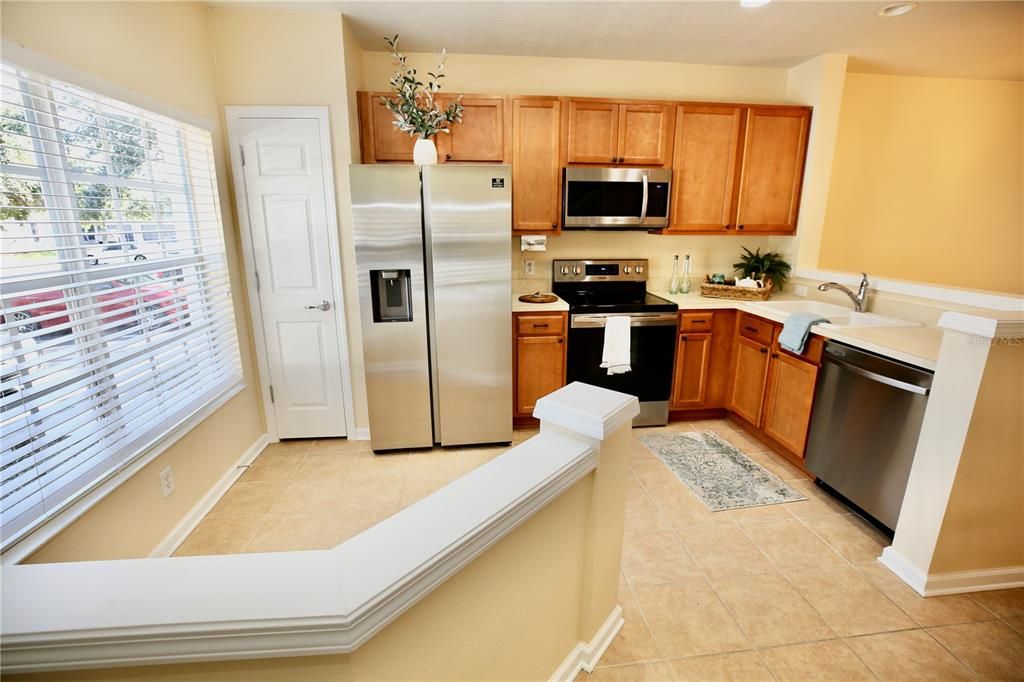 Interior, Kitchen, Recessed Lighting, Stainless Steel Appliances