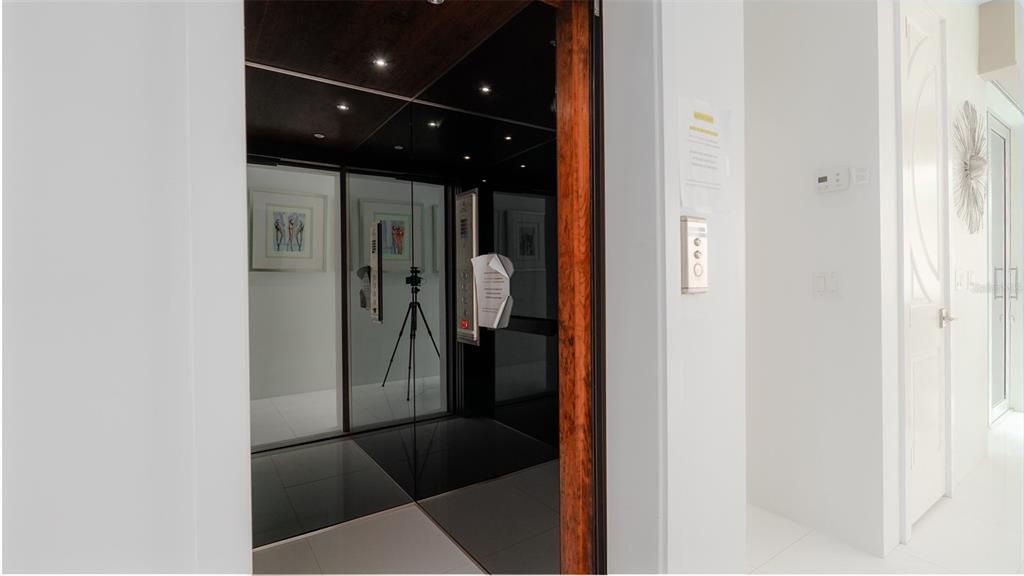 Elevator, Interior, Recessed Lighting