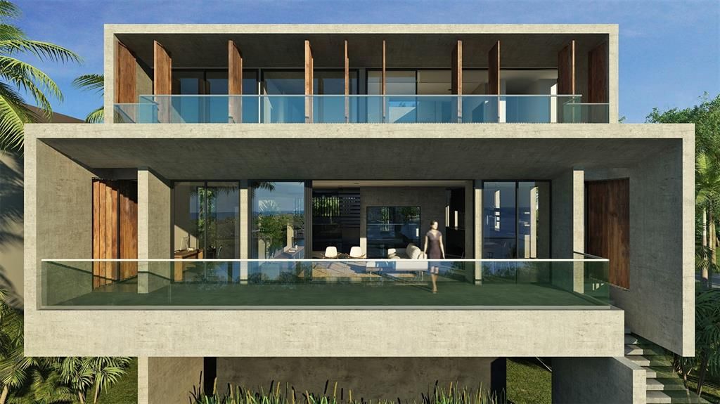 Exterior, Facade, Modern