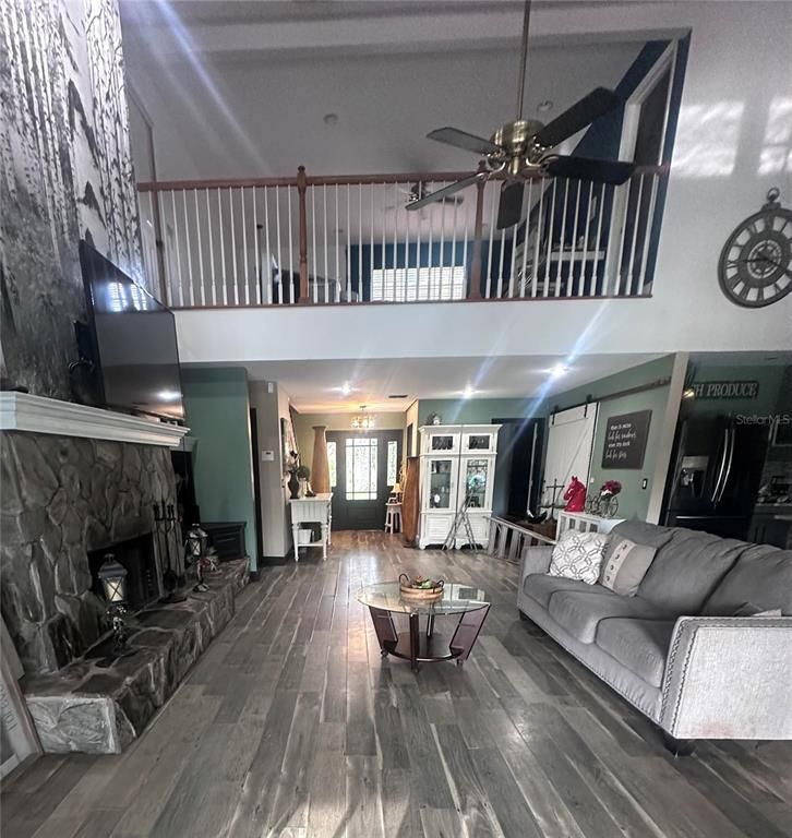 Fireplace, Interior, Living room, Wood Texture Flooring