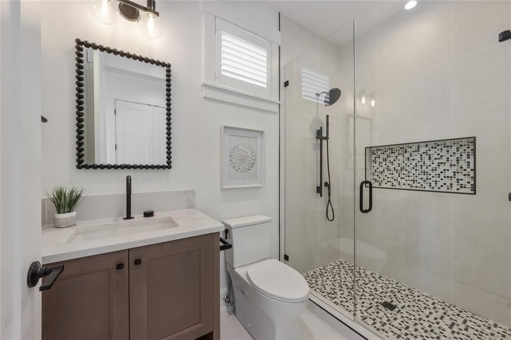 Bathroom, Glass Shower, Interior
