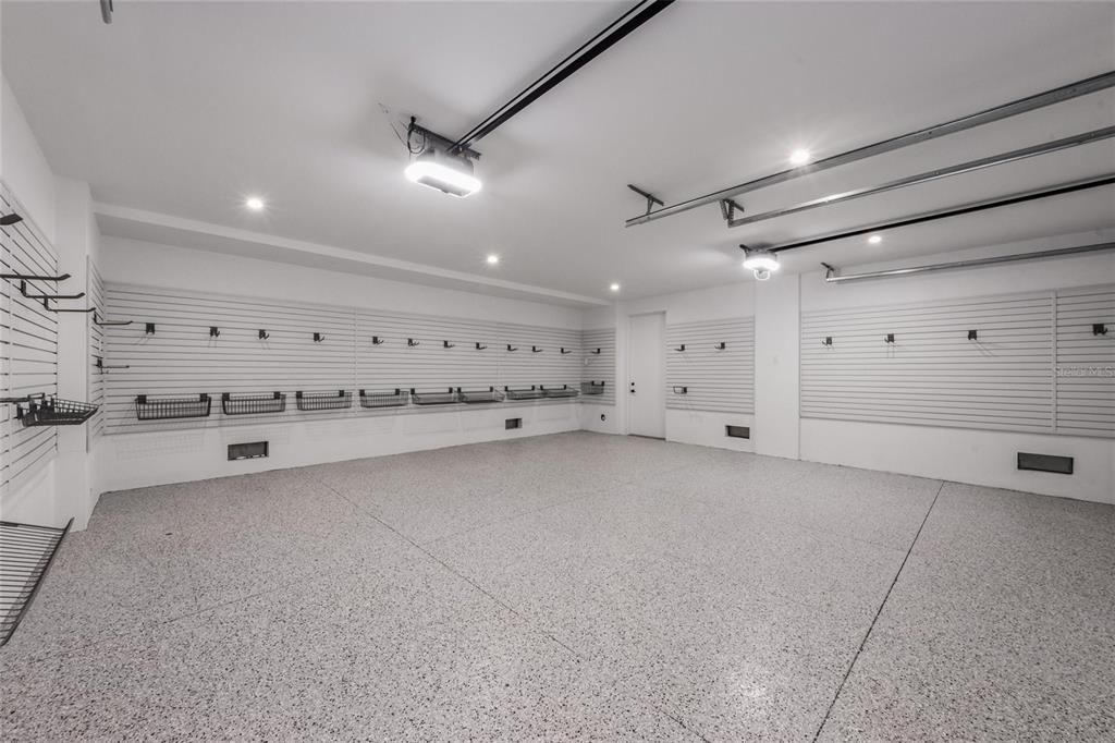 Garage, Interior, Recessed Lighting