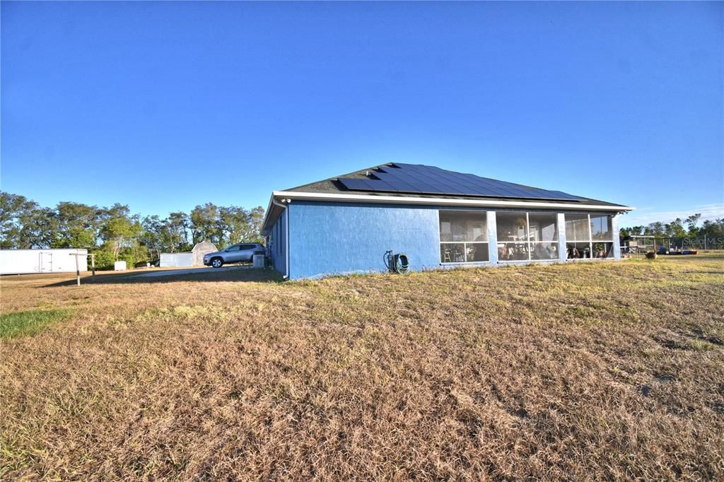 Backyard, Exterior, Solar Panels