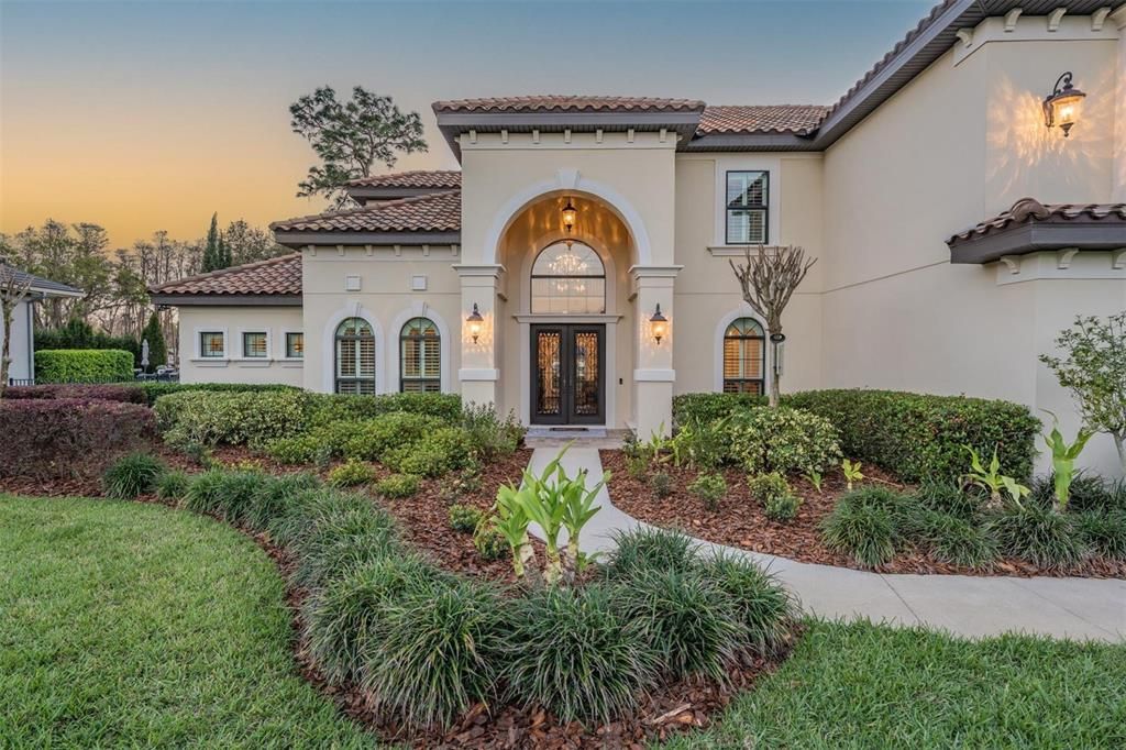 Backyard, Exterior, Facade, Mediterranean