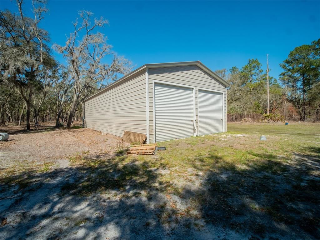 Backyard, Detached Garage, Exterior