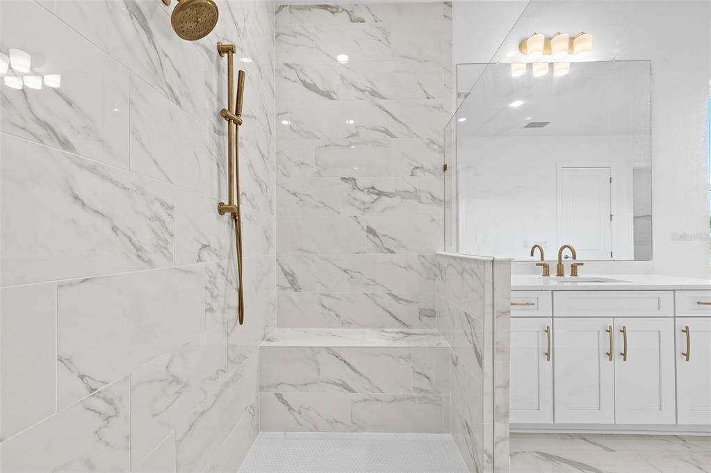 Bathroom, Interior, Marble, Marble Walls