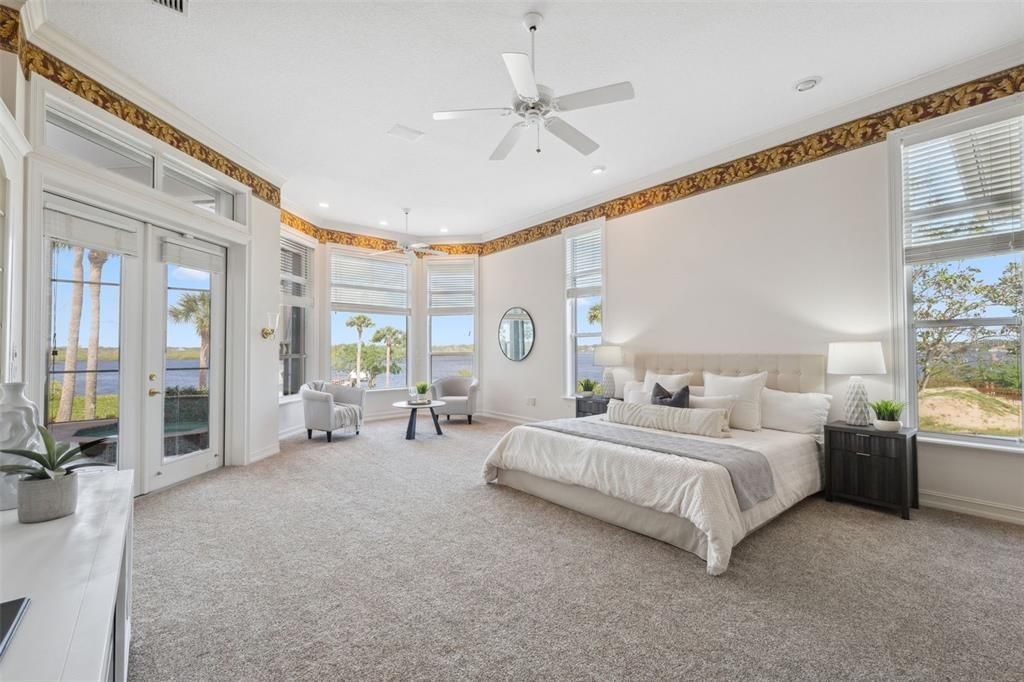 Bedroom, Interior, Pendant Lights, Recessed Lighting, Water