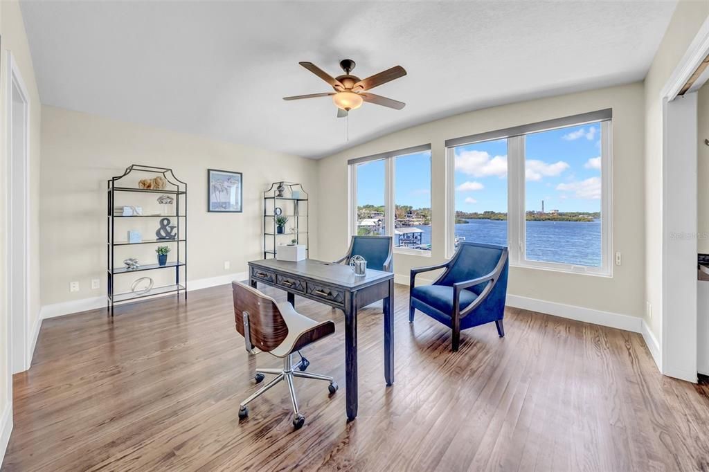 Home Office, Interior, Water, Wood Texture Flooring