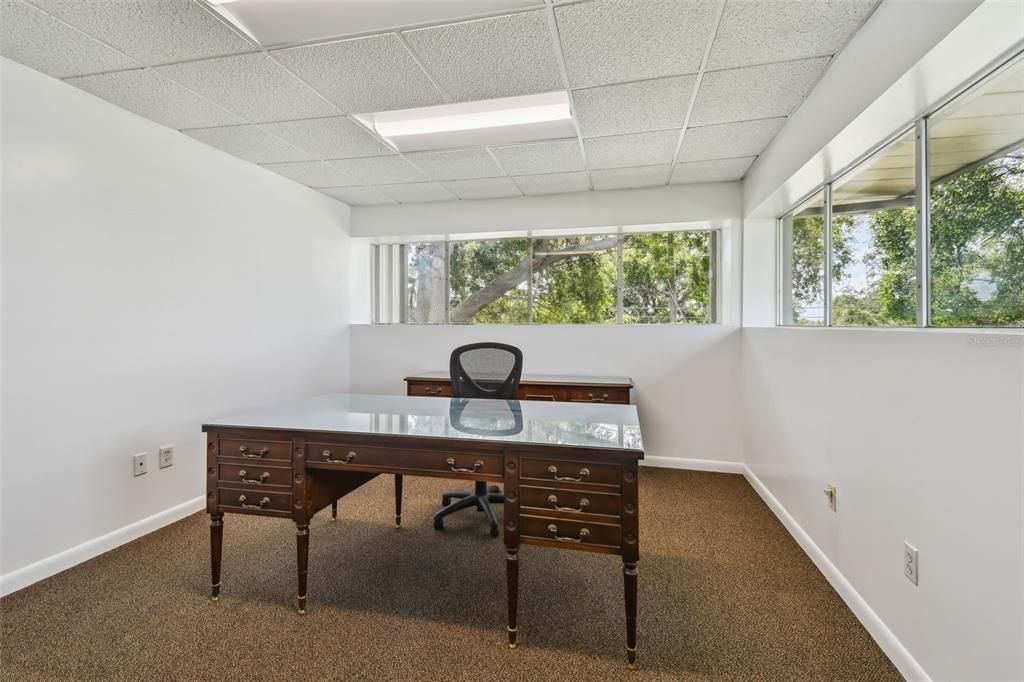 Home Office, Interior, Recessed Lighting
