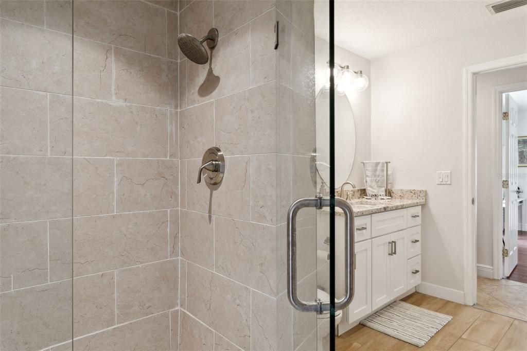 Bathroom, Interior, Wood Texture Flooring