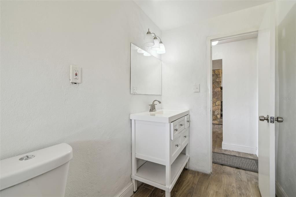 Bathroom, Interior, Wood Texture Flooring