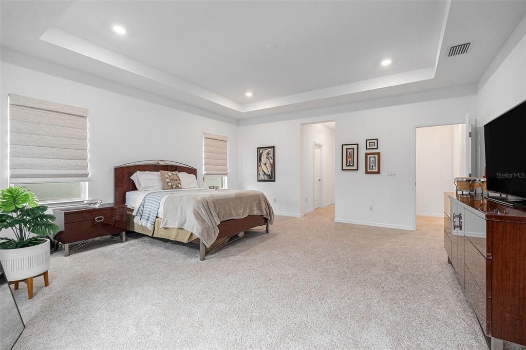 Bedroom, Interior, Recessed Lighting