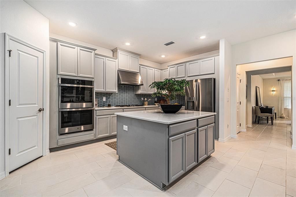 Interior, Kitchen, Recessed Lighting, Stainless Steel Appliances