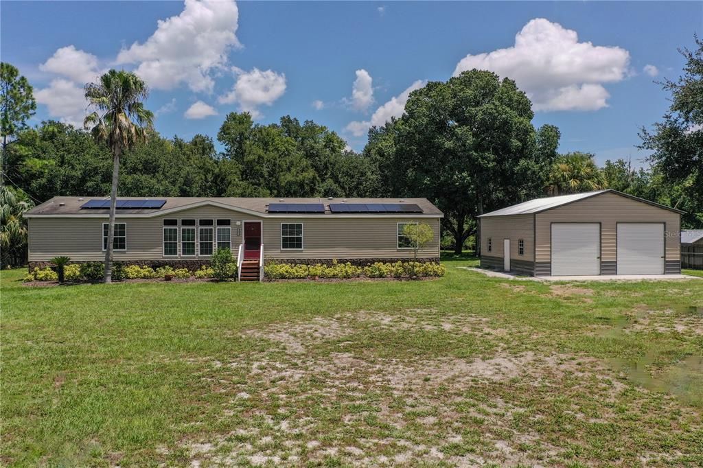 Backyard, Exterior, Solar Panels