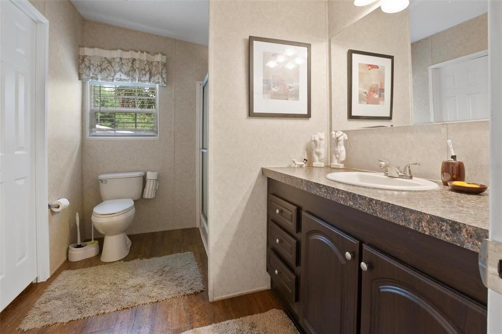 Bathroom, Interior, Wood Texture Flooring