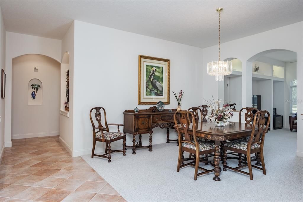 Chandelier, Dining room, Interior