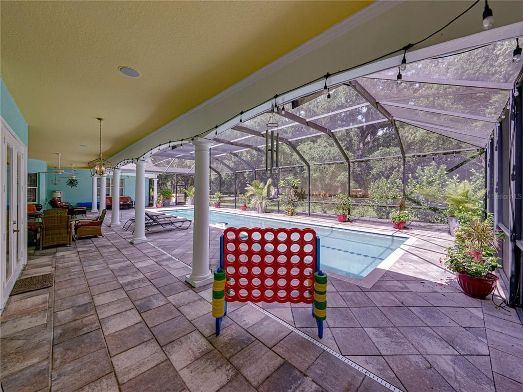 Glass Ceilings, Interior, Pendant Lights, Pool, Sun Room