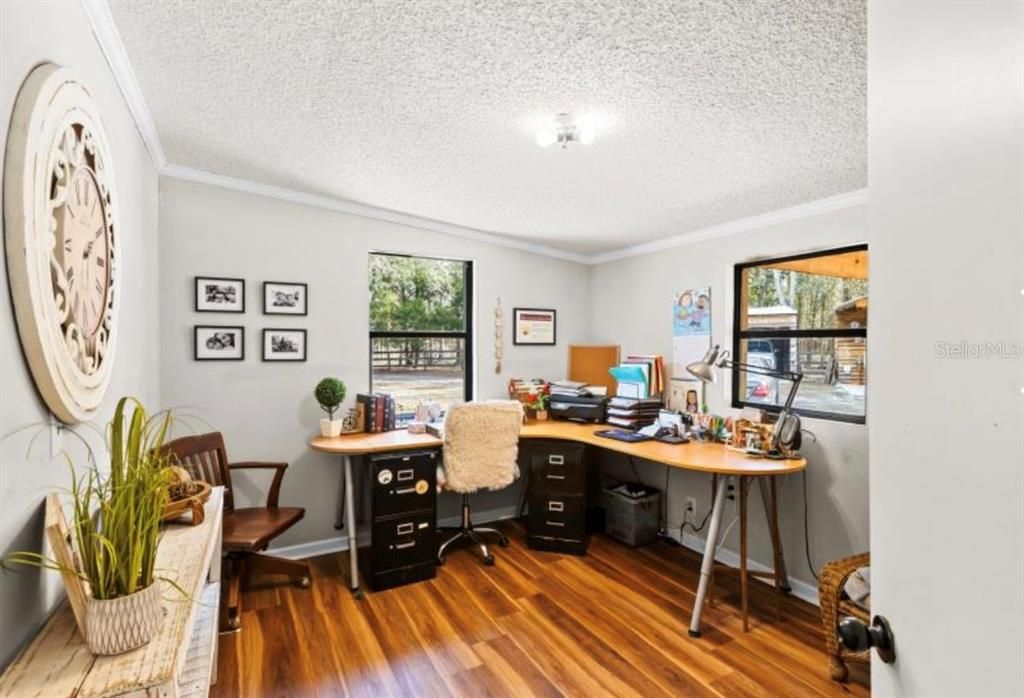Home Office, Interior, Wood Texture Flooring