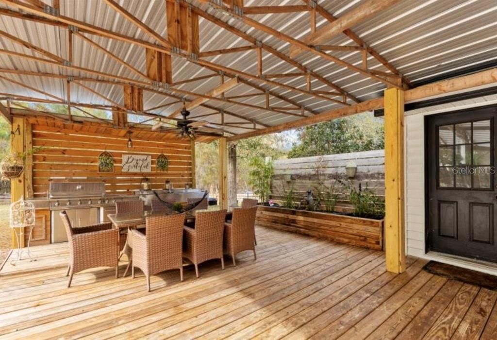 Exterior, Wood Texture Flooring