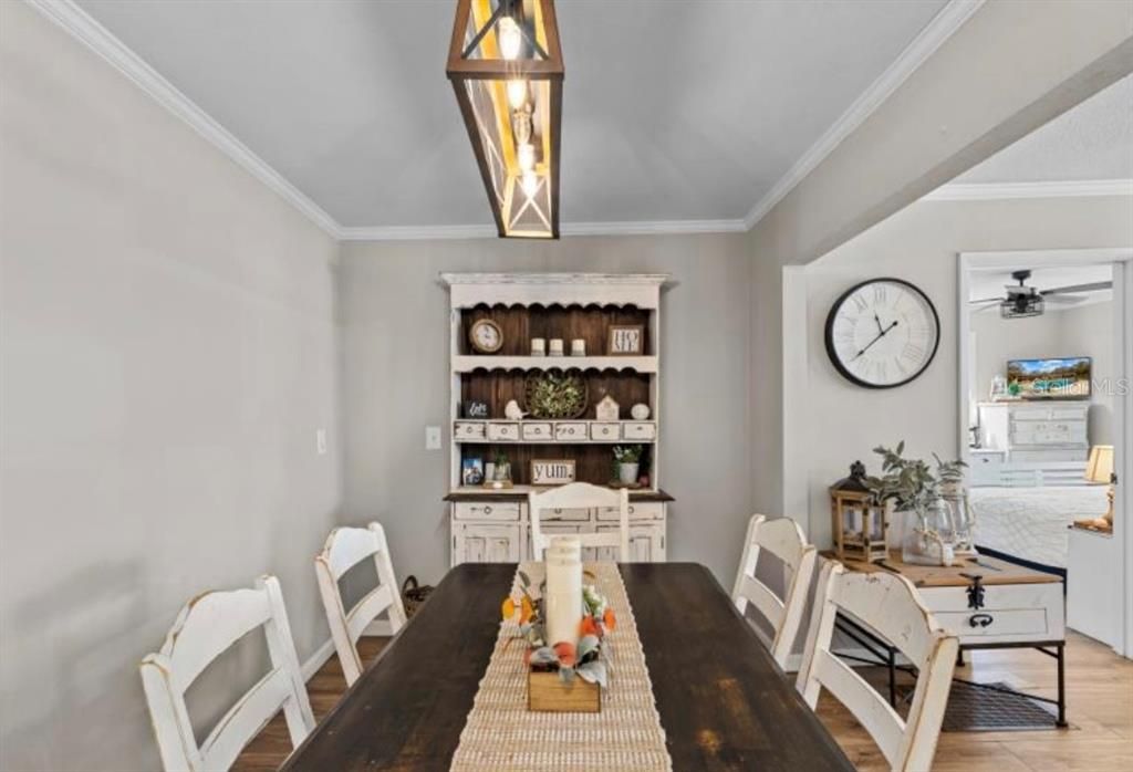 Dining room, Interior, Wood Texture Flooring