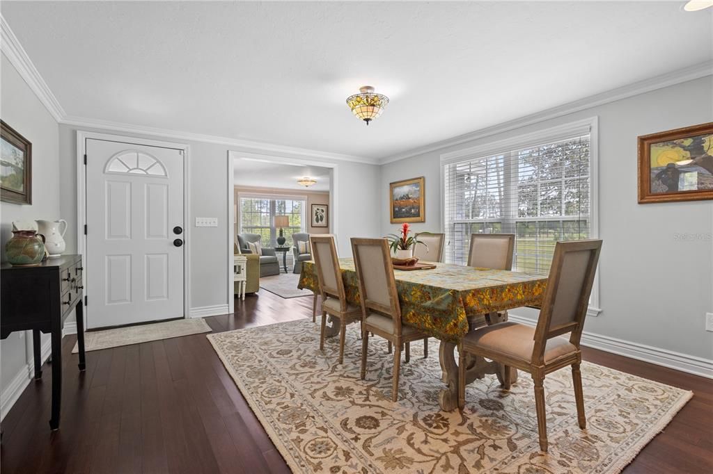 Dining room, Interior, Wood Texture Flooring