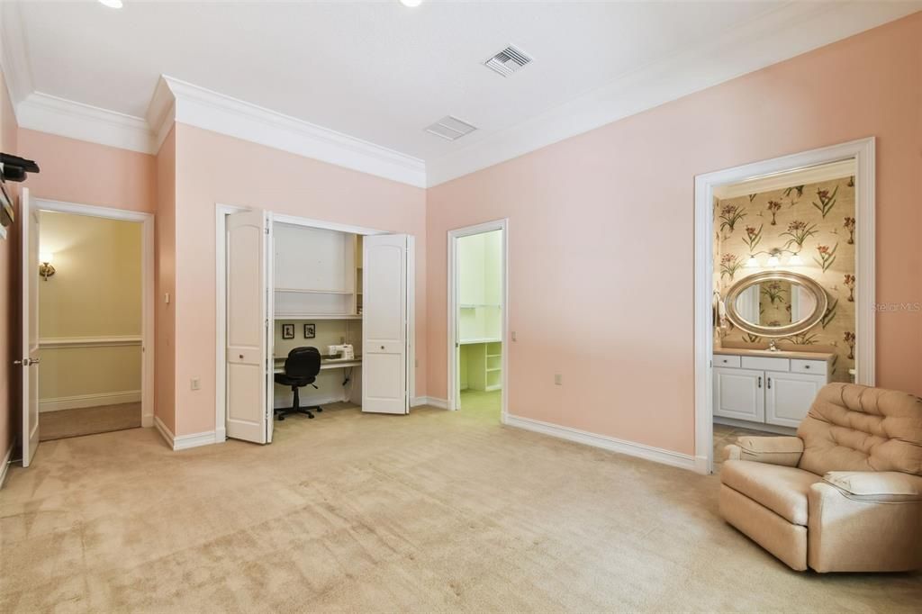 Home Office, Interior, Recessed Lighting