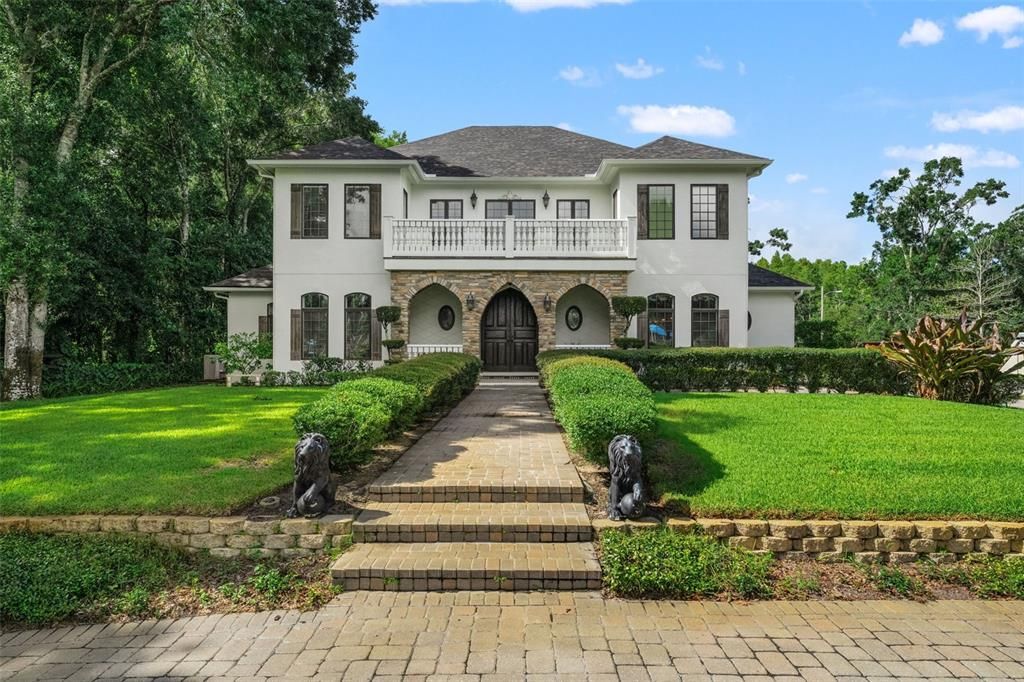 Backyard, Exterior, Facade, French Provincial