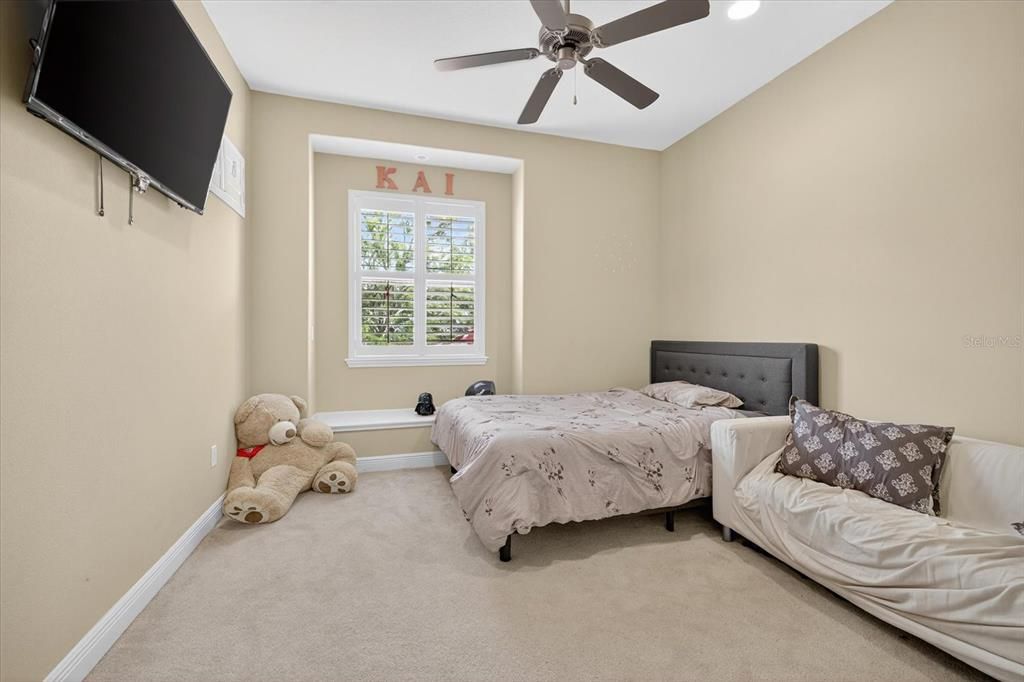 Bedroom, Interior, Recessed Lighting