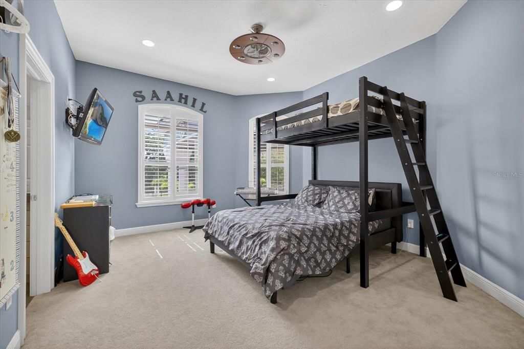 Bedroom, Interior, Recessed Lighting