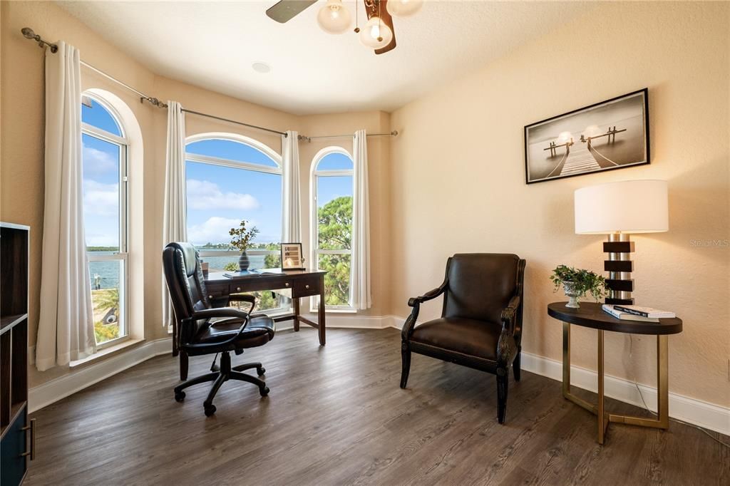 Home Office, Interior, Water, Wood Texture Flooring