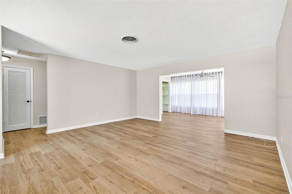 Empty room, Interior, Wood Texture Flooring