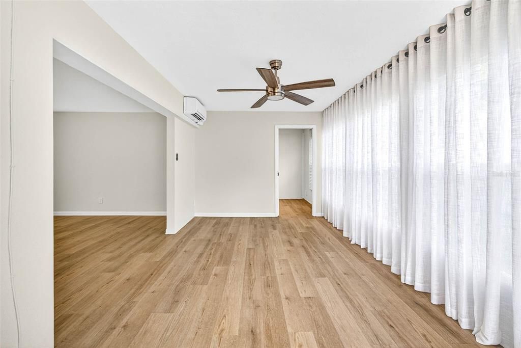 Empty room, Interior, Wood Texture Flooring