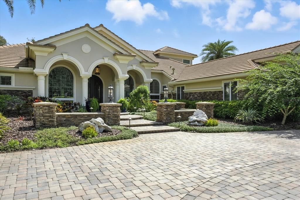 Exterior, Facade, Mediterranean
