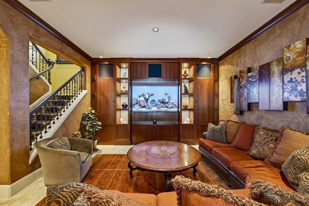 Interior, Living room, Recessed Lighting