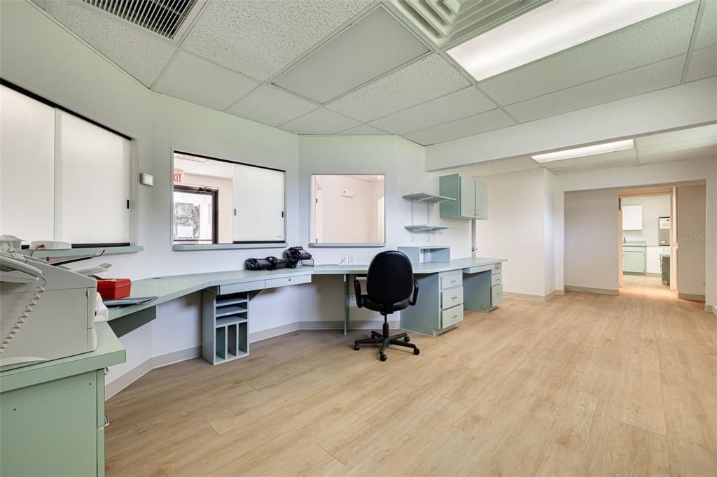Home Office, Interior, Wood Texture Flooring