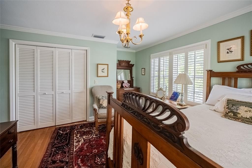 Bedroom, Chandelier, Dining room, Interior, Wood Texture Flooring