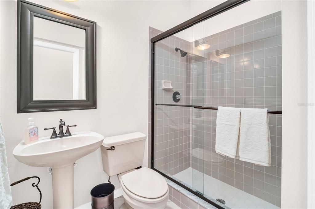Bathroom, Glass Shower, Interior