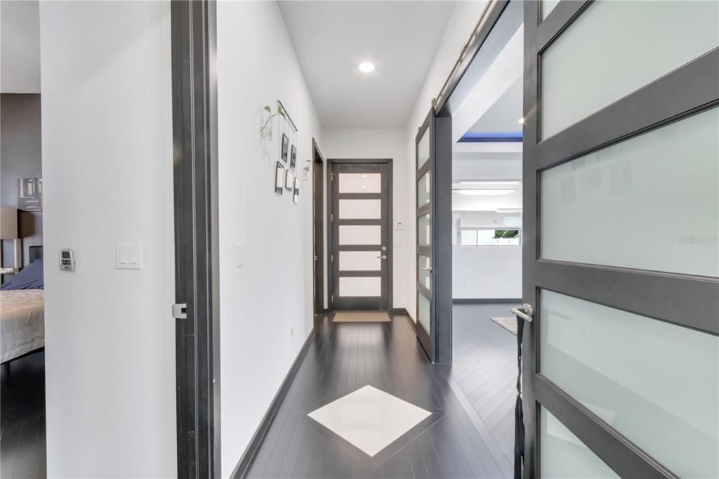 Interior, Recessed Lighting, Wood Texture Flooring