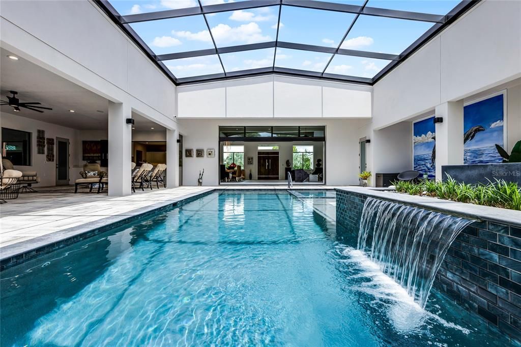 Glass Ceilings, Interior, Pool, Sun Room