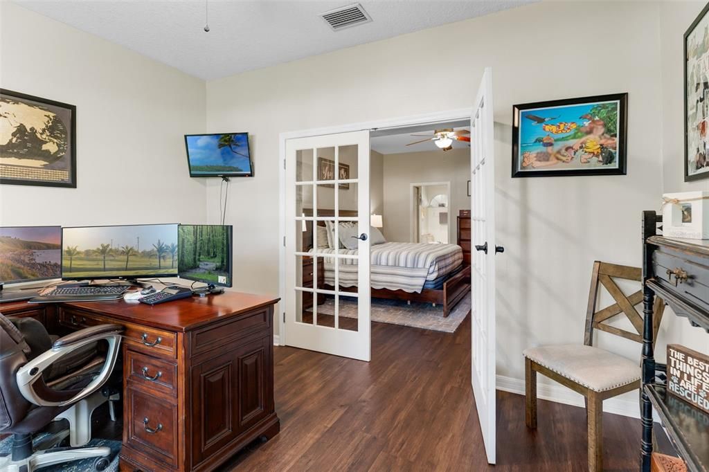 Bedroom, Home Office, Interior, Wood Texture Flooring