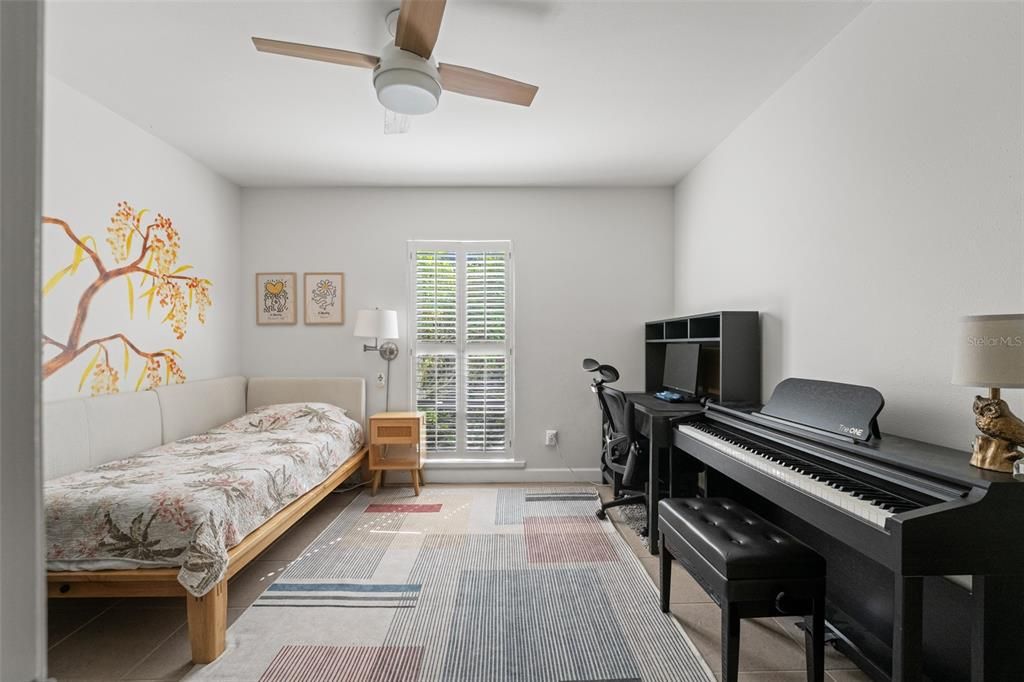 Bedroom, Home Office, Interior, Piano