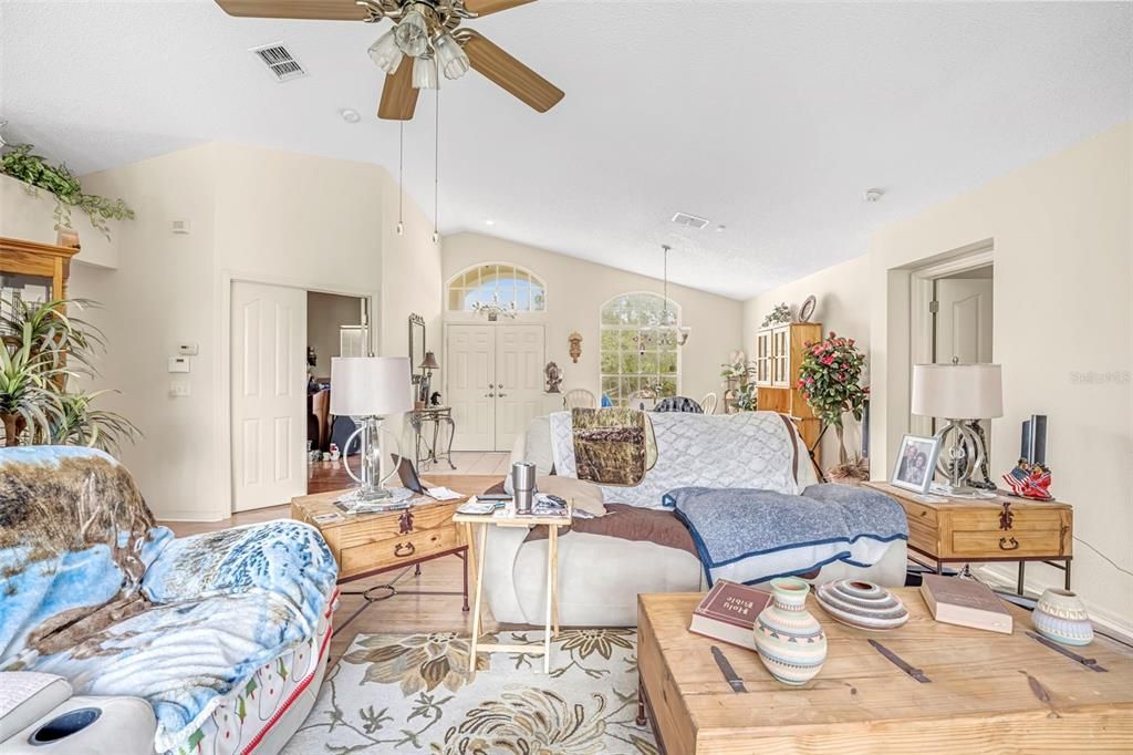 Interior, Living room, Recessed Lighting