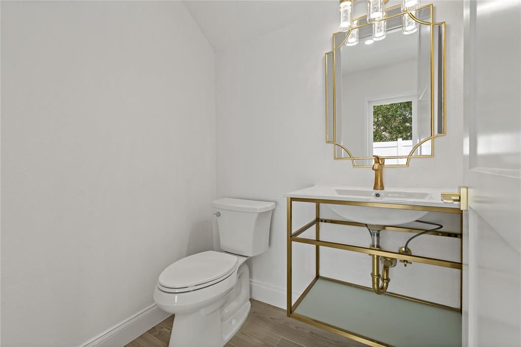 Bathroom, Interior, Wood Texture Flooring