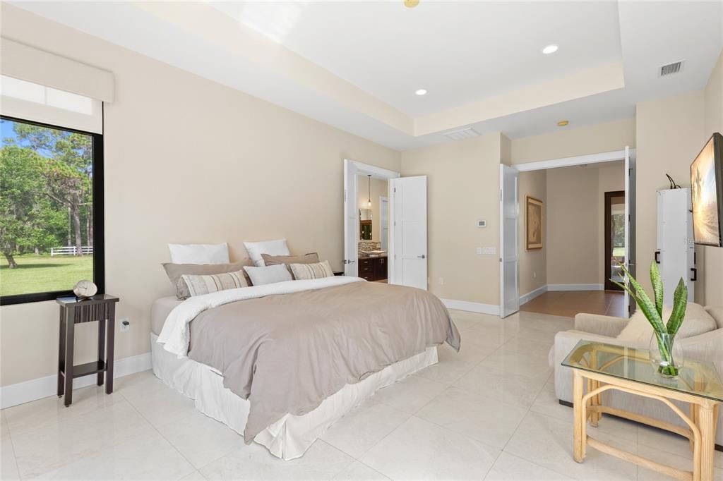 Bedroom, Interior, Pendant Lights, Recessed Lighting