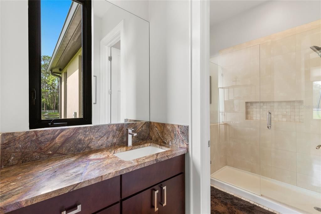 Bathroom, Glass Shower, Interior
