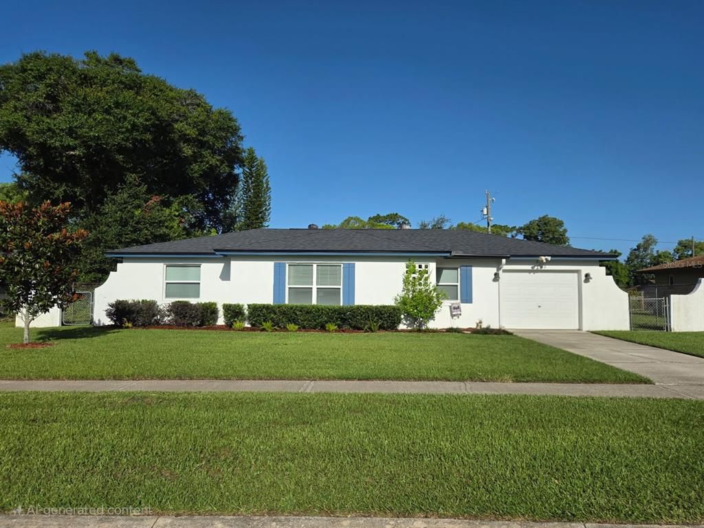 Attached, Exterior, Facade, Ranch